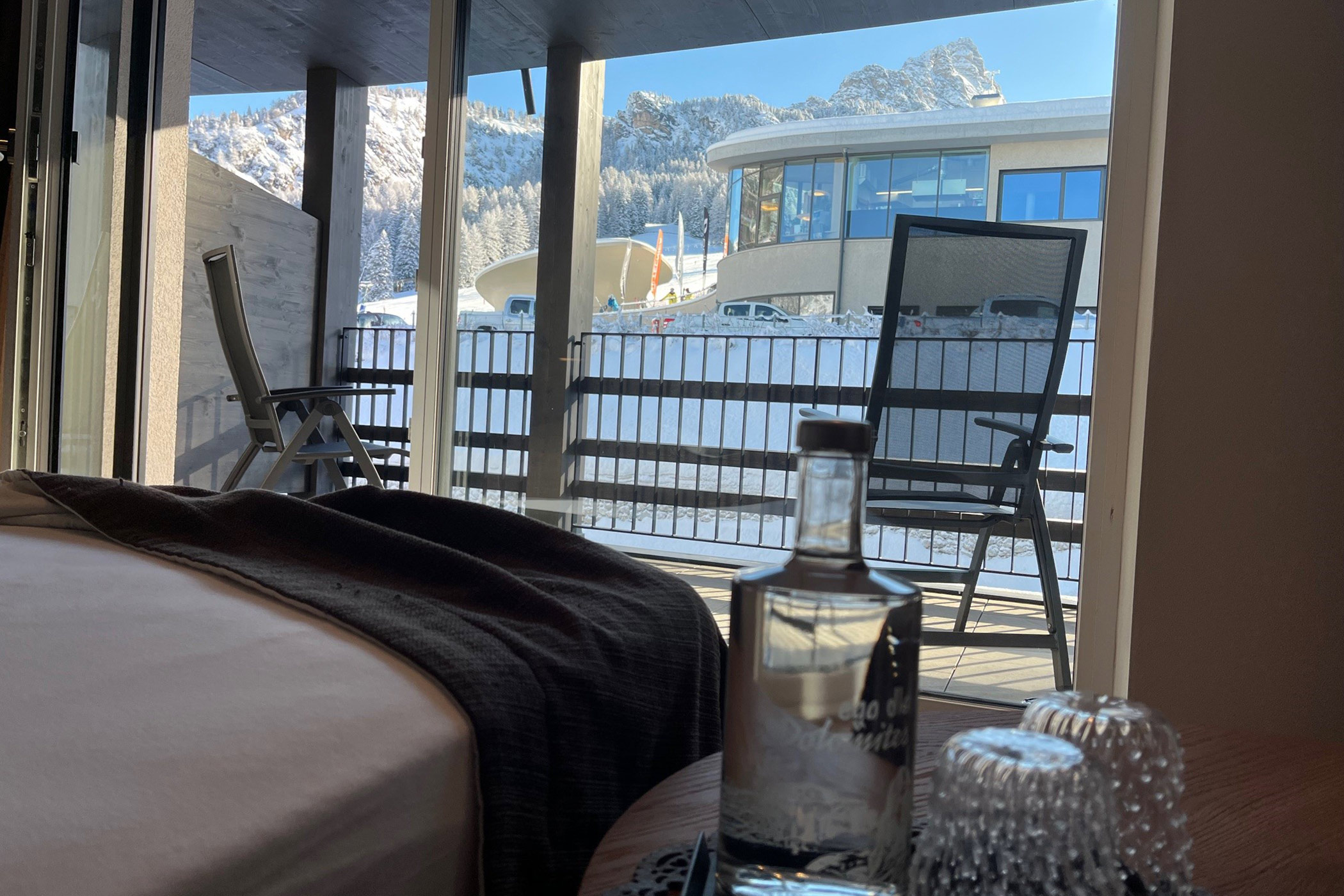 Superior double room - view of the piste