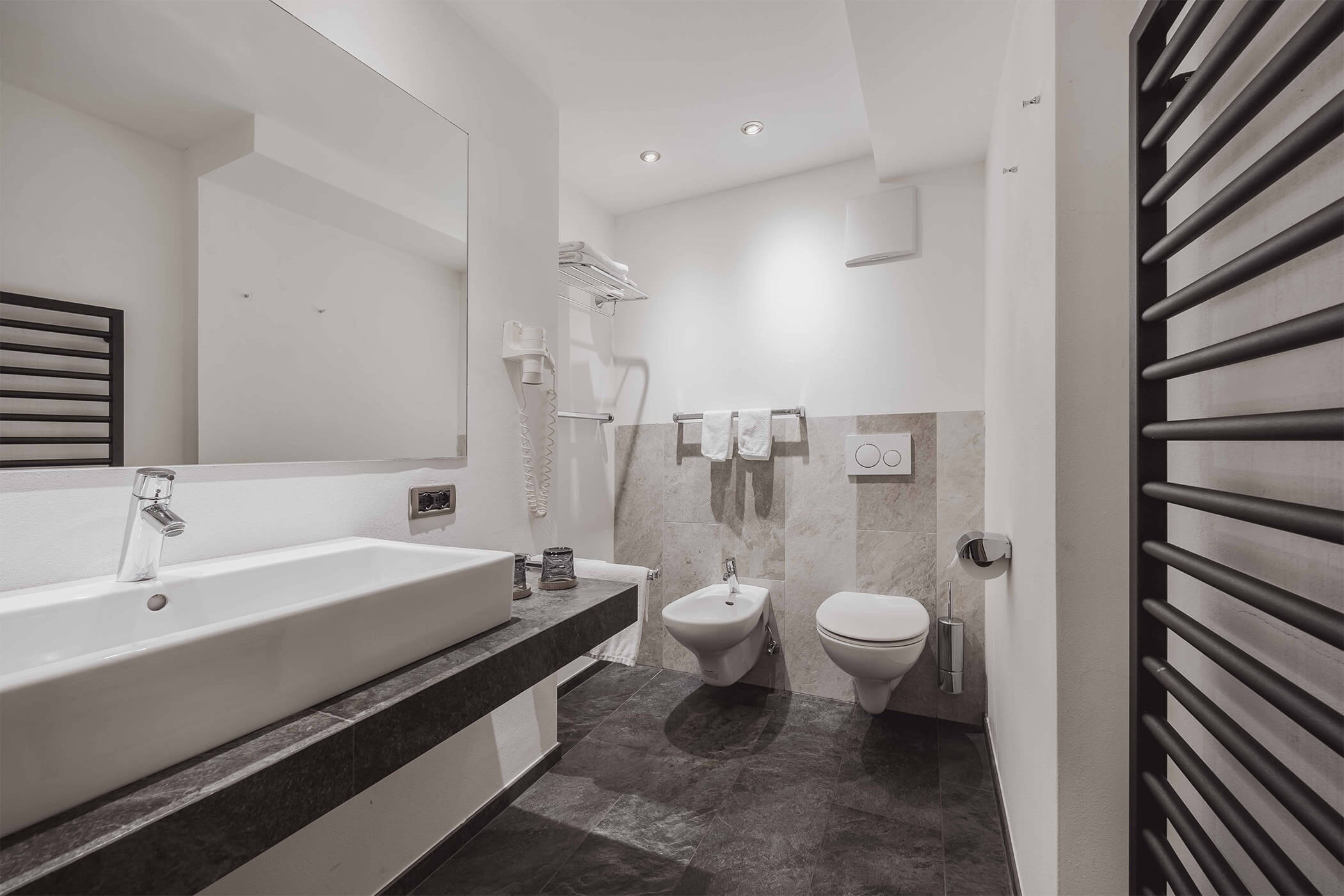 WC and bidet in the Classic double room 