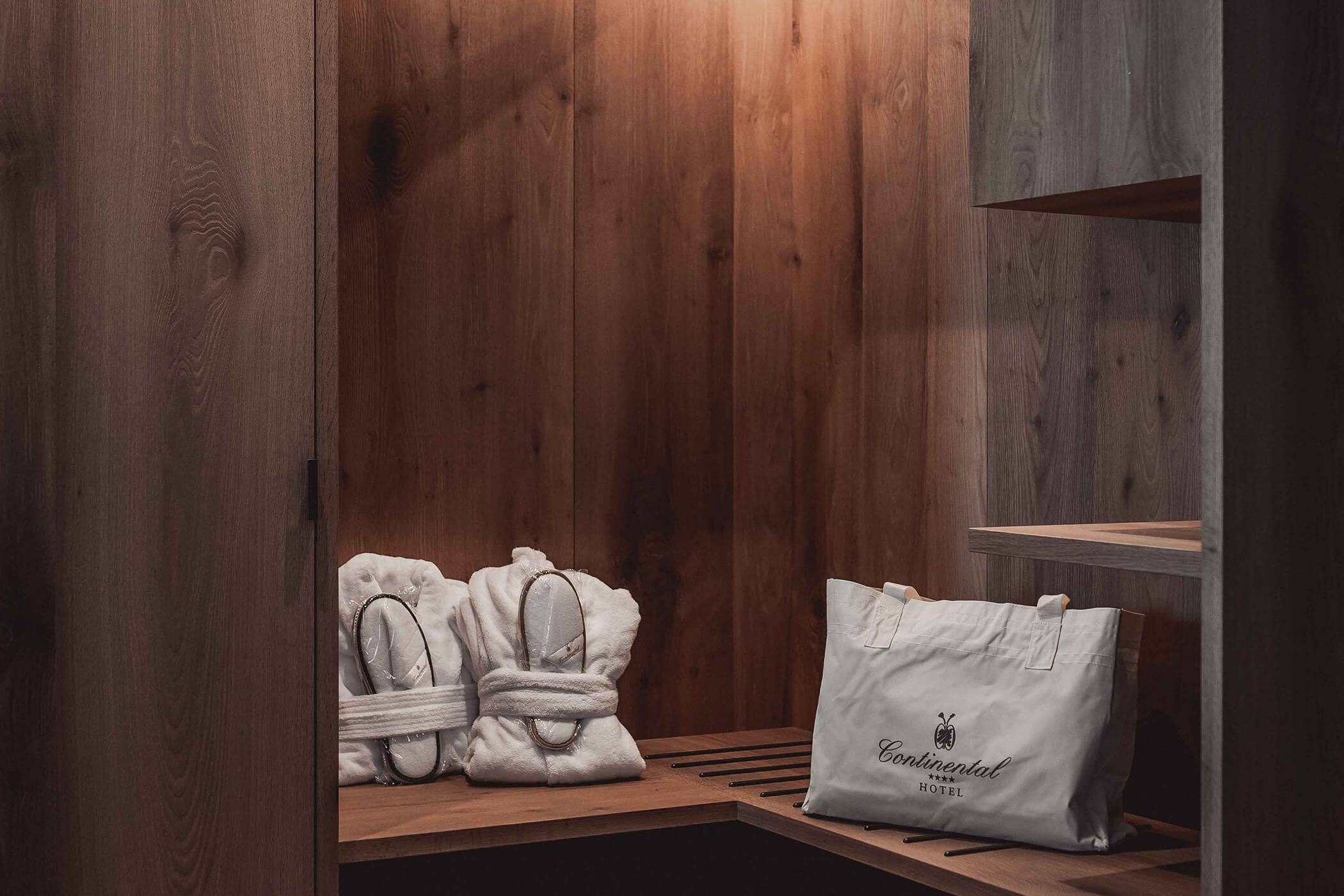 Wardrobe in double room 